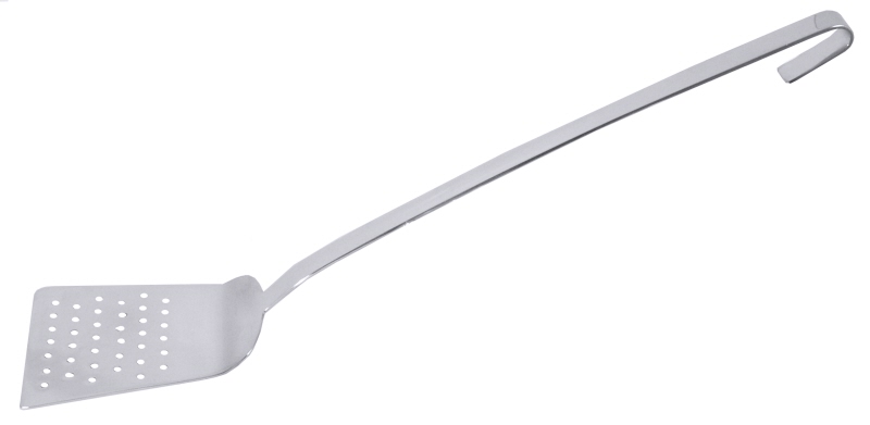 Pfannenschaufel, perforiert kurzer Stiel 26 cm