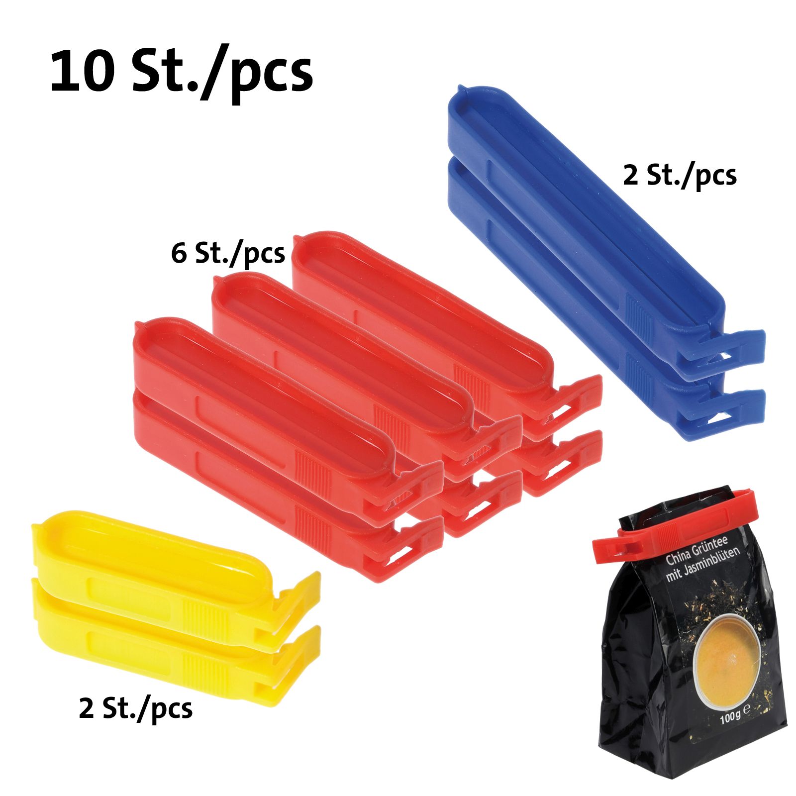 10 Beutelclips